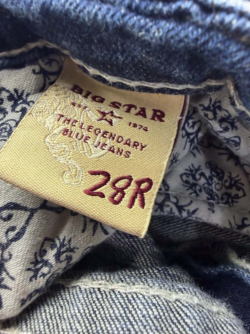 Big Star Remy Low Rise Fit Jeans Size 28R - Picture 6 of 16